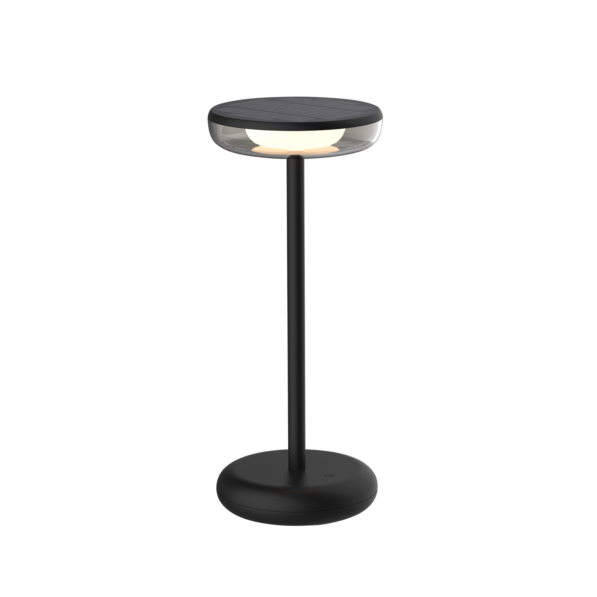 Klausen Lucent fekete LED kültéri napelemes asztali lámpa (KL148020) LED 1 izzós IP44 Klausen Lucent fekete LED kültéri napelemes asztali lámpa (KL148020) LED 1 izzós IP44