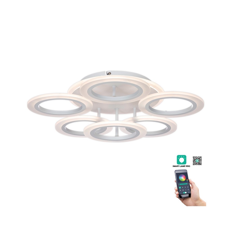 Klausen Optimus PL6 fehér LED mennyezeti lámpa (KL151064) LED 1 izzós IP20 Klausen Optimus PL6 fehér LED mennyezeti lámpa (KL151064) LED 1 izzós IP20