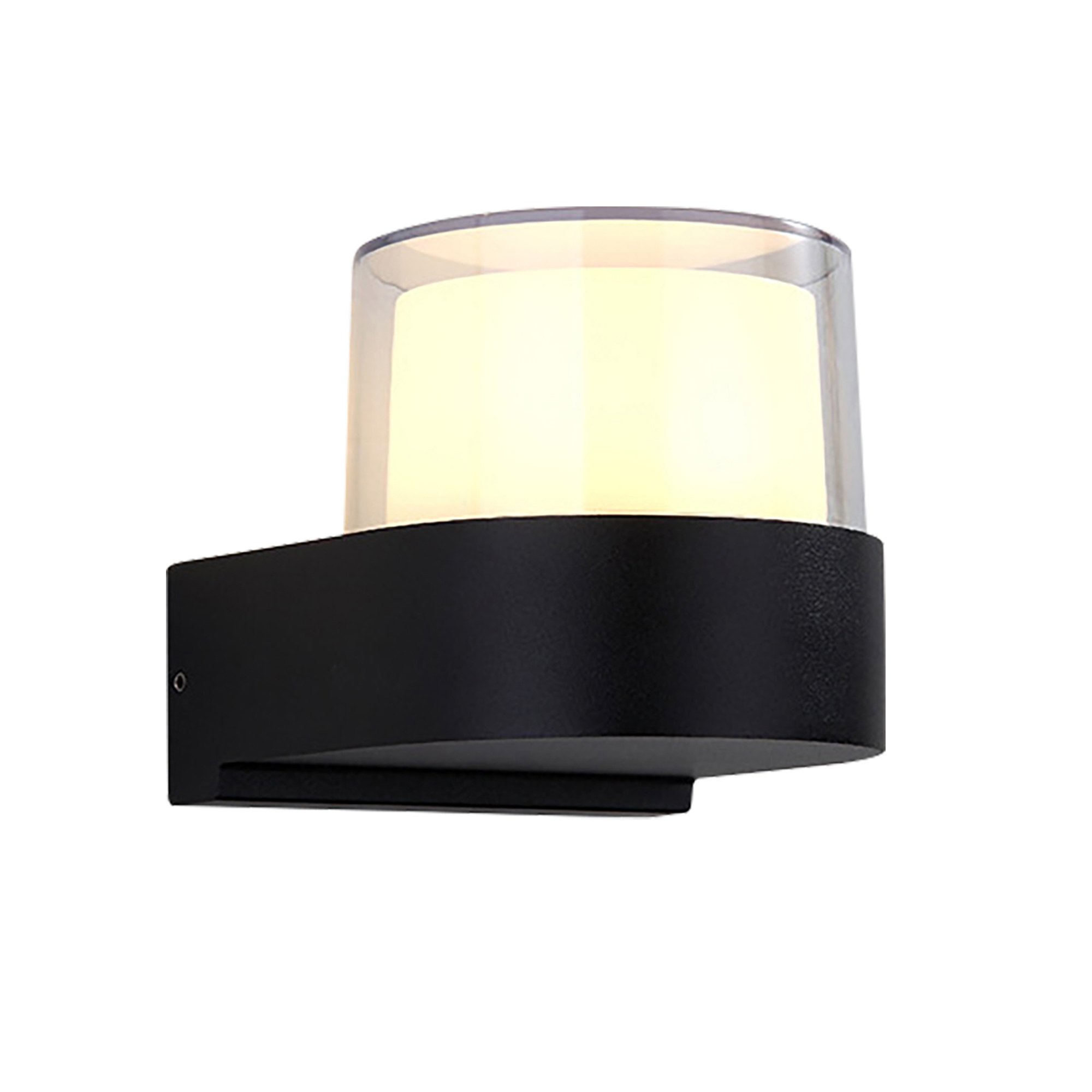 Klausen Radiance 1 fekete LED kültéri falikar (KL121036) LED 1 izzós IP65
