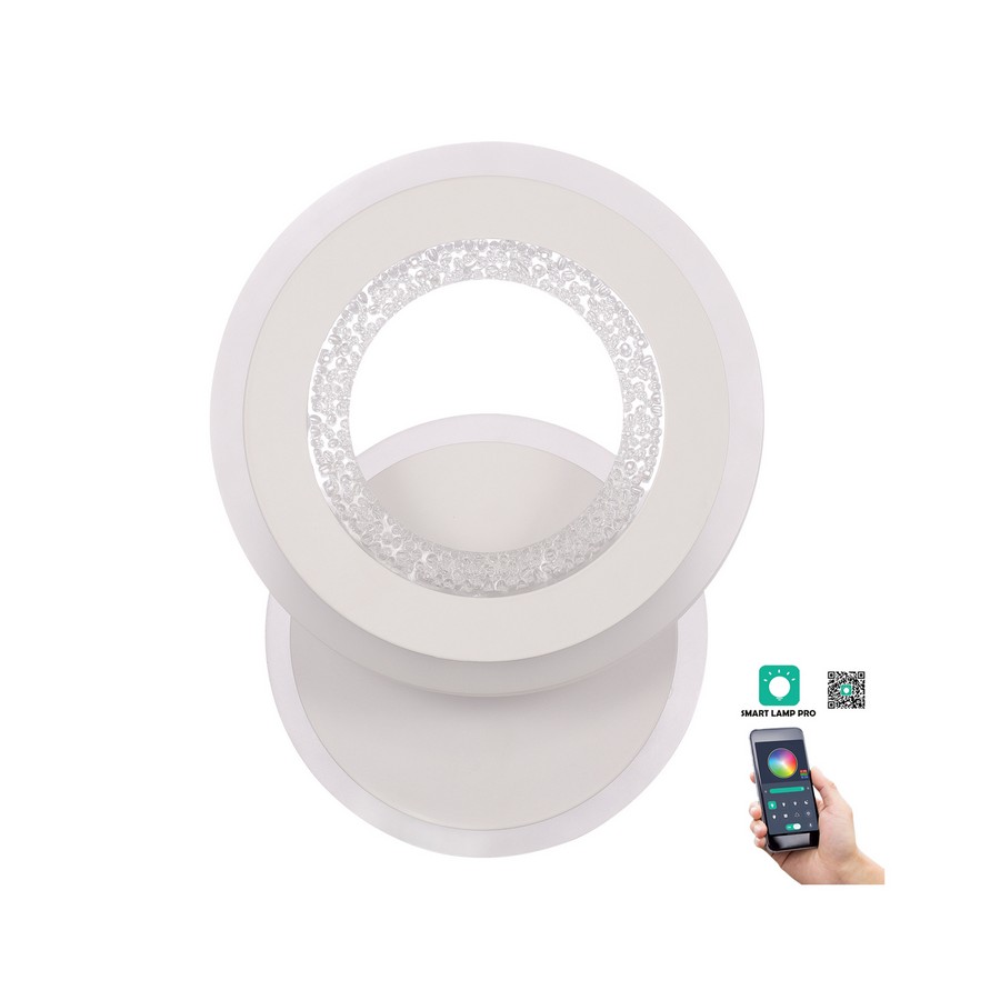 Klausen Rondos AP1 fehér LED fali lámpa (KL151060) LED 1 izzós IP20 Klausen Rondos AP1 fehér LED fali lámpa (KL151060) LED 1 izzós IP20