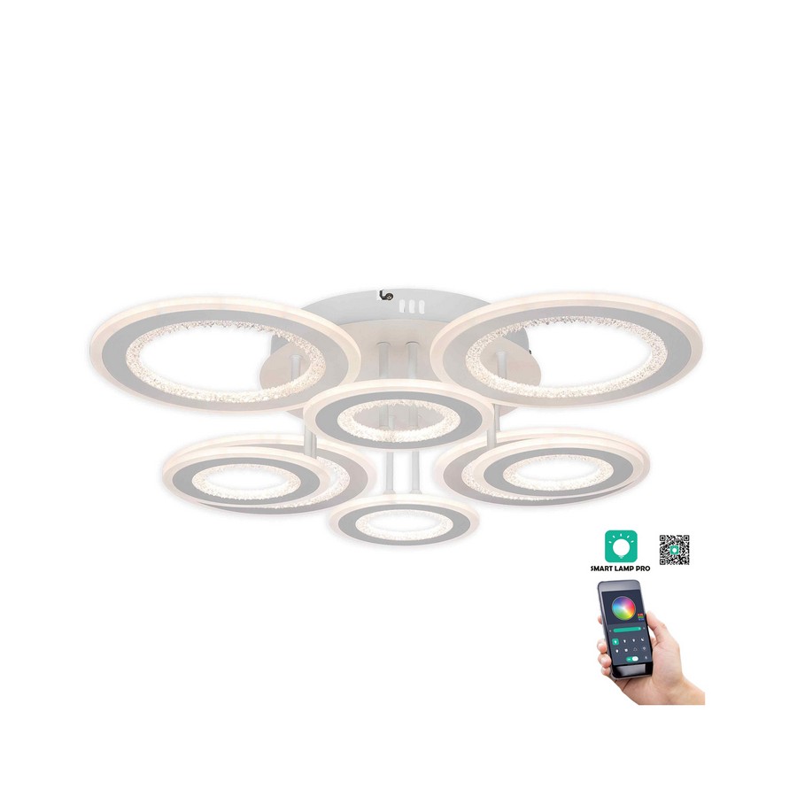 Klausen Rondos PL4+4 fehér LED mennyezeti lámpa (KL151066) LED 1 izzós IP20 Klausen Rondos PL4+4 fehér LED mennyezeti lámpa (KL151066) LED 1 izzós IP20