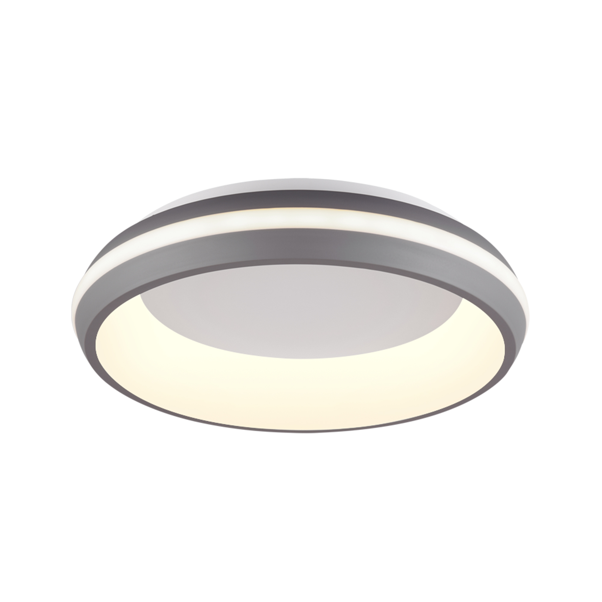 Klausen Striped PL1 fehér-szürke LED mennyezeti lámpa (KL151037) LED 1 izzós IP20 Klausen Striped PL1 fehér-szürke LED mennyezeti lámpa (KL151037) LED 1 izzós IP20