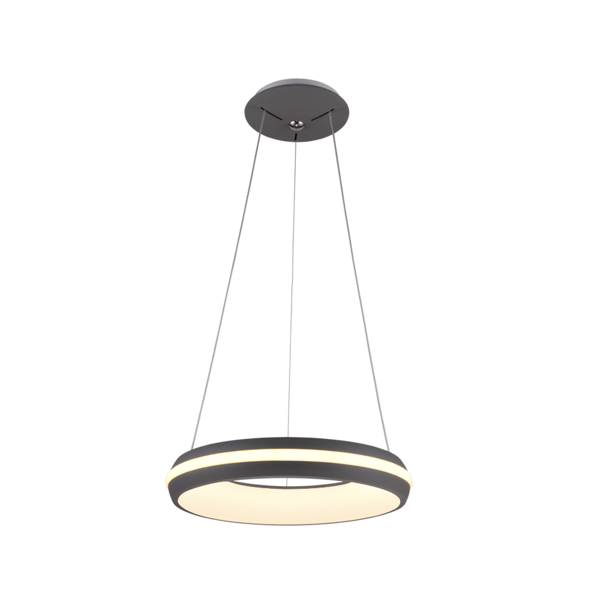 Klausen Striped SP1 fehér-szürke LED függesztett lámpa (KL151038) LED 1 izzós IP20