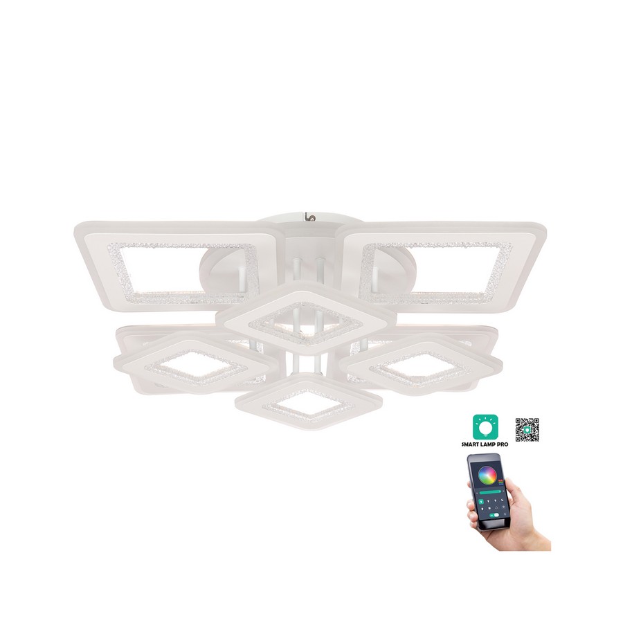 Klausen Trigos PL8 fehér LED mennyezeti lámpa (KL151047) LED 1 izzós IP20 Klausen Trigos PL8 fehér LED mennyezeti lámpa (KL151047) LED 1 izzós IP20