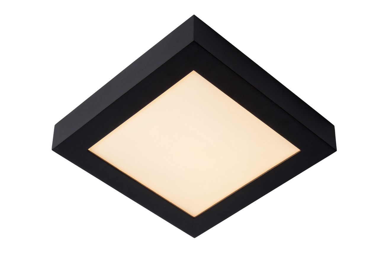 Lucide Brice fekete LED fürdőszobai mennyezeti lámpa (LUC-28117/22/30) LED 1 izzós IP44