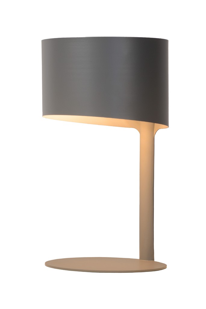 Lucide Knulle szürke asztali lámpa (LUC-45504/01/36) E14 1 izzós IP20