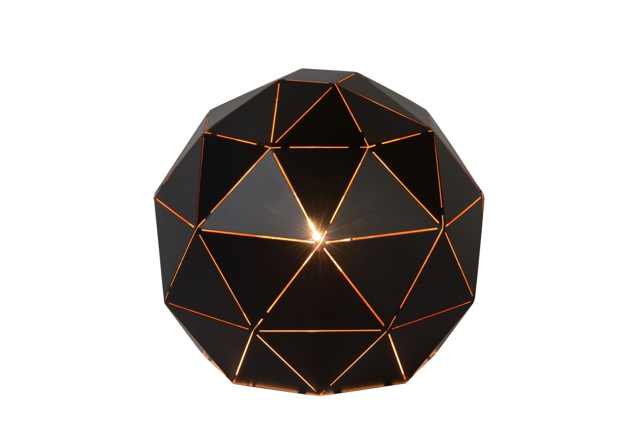 Lucide Otona fekete asztali lámpa (LUC-21509/25/30) E27 1 izzós IP20
