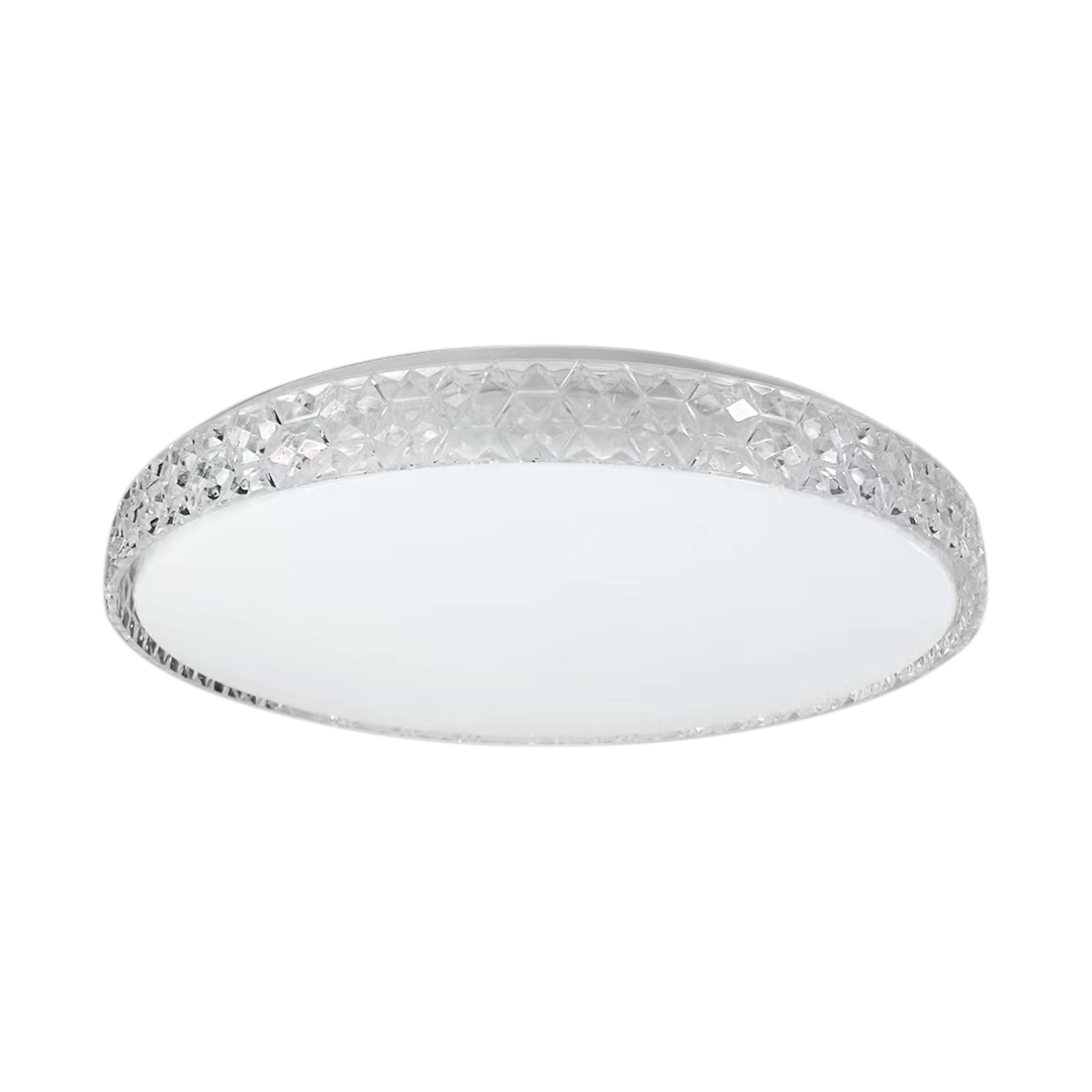 Milagro Shiny fehér-átlátszó LED mennyezeti lámpa (MIL-ML8499) LED 1 izzós IP20