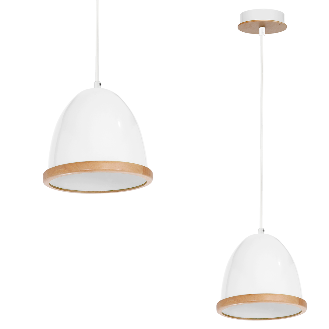 Milagro Studio fehér-barna függesztett lámpa (MIL-MLP8850) E27 1 izzós IP20 Milagro Studio fehér-barna függesztett lámpa (MIL-MLP8850) E27 1 izzós IP20
