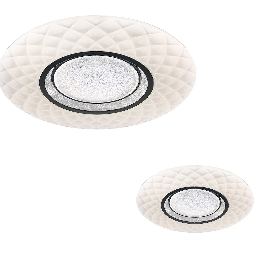 Milagro Tokyo fehér-króm távirányítós LED mennyezeti lámpa (MIL-ML6395) LED 1 izzós IP20 Milagro Tokyo fehér-króm távirányítós LED mennyezeti lámpa (MIL-ML6395) LED 1 izzós IP20