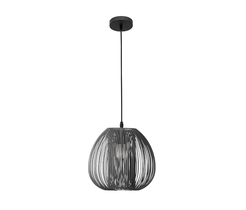 Nova Luce Desire szürke függesztett lámpa (NL-9586153) E27 1 izzós IP20