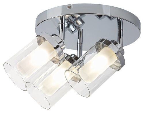 Rábalux Aviva króm-opál fürdőszobai mennyezeti lámpa (RAB-5088) G9 3 izzós IP44