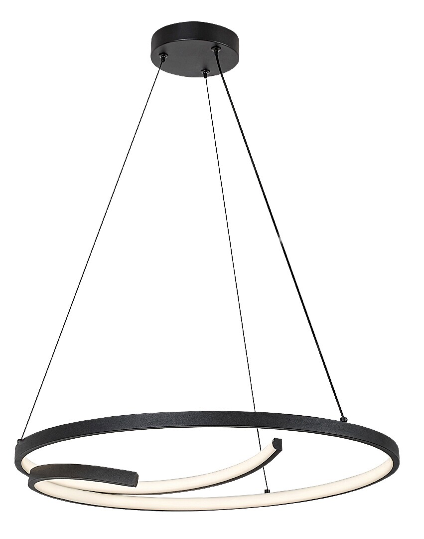 Rábalux Niloo fekete LED függesztett lámpa (RAB-72367) LED 1 izzós IP20