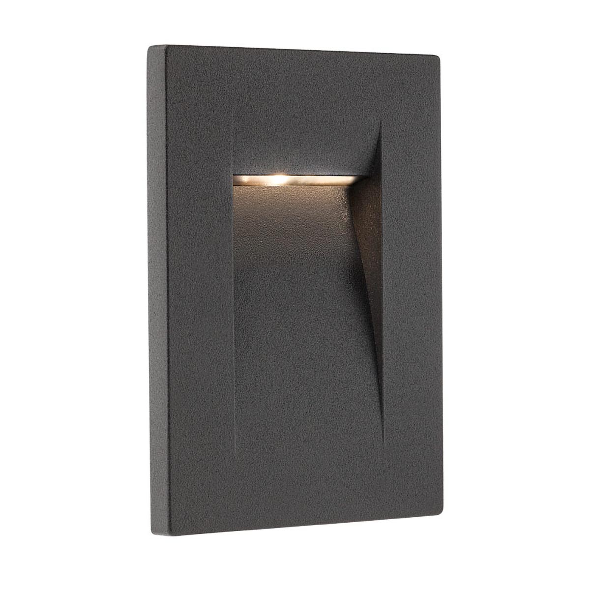 Redo Inner sötétszürke kültéri LED falba építhető lámpa (RED-9549) LED 1 izzós IP65
