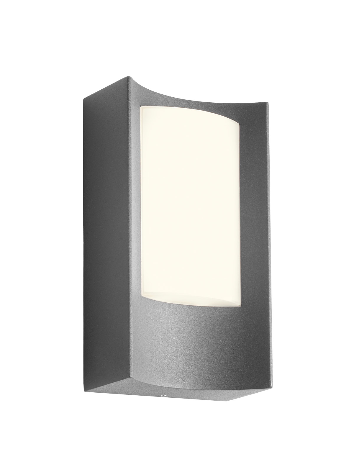 Redo Smarter Warp sötétszürke-fehér LED kültéri fali lámpa (RED-90483) LED 1 izzós IP44