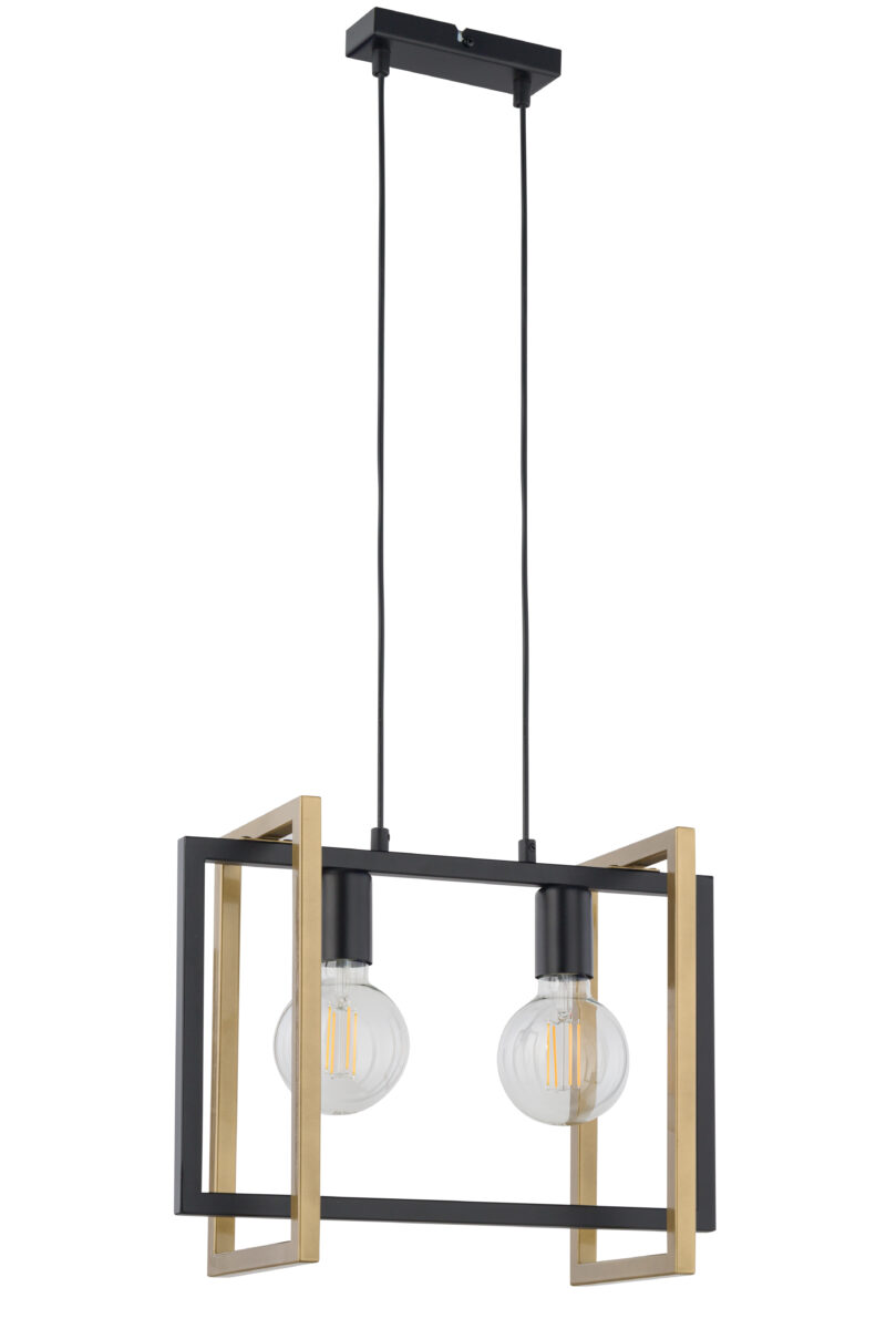 Sigma Eden fekete-arany függesztett lámpa (SIG-32232) E27 2 izzós IP20 Sigma Eden fekete-arany függesztett lámpa (SIG-32232) E27 2 izzós IP20