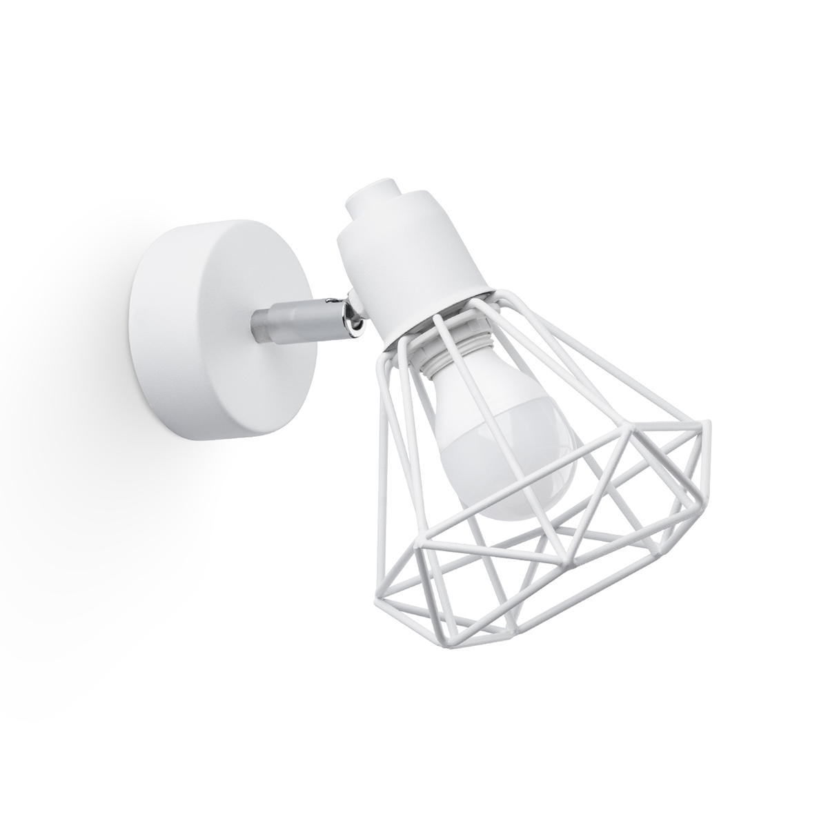 Sollux Artemis 1 fehér falikar (SOL-SL.1102) E14 1 izzós IP20
