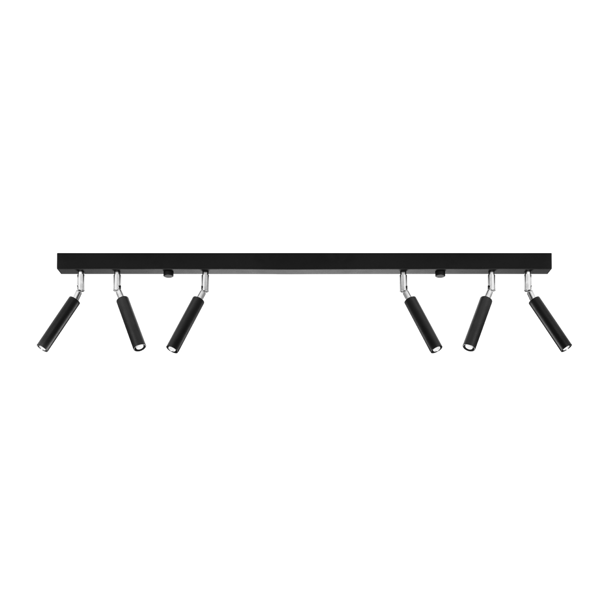 Sollux Eyetech 6 fekete mennyezeti lámpa (SOL-SL.0901) G9 6 izzós IP20