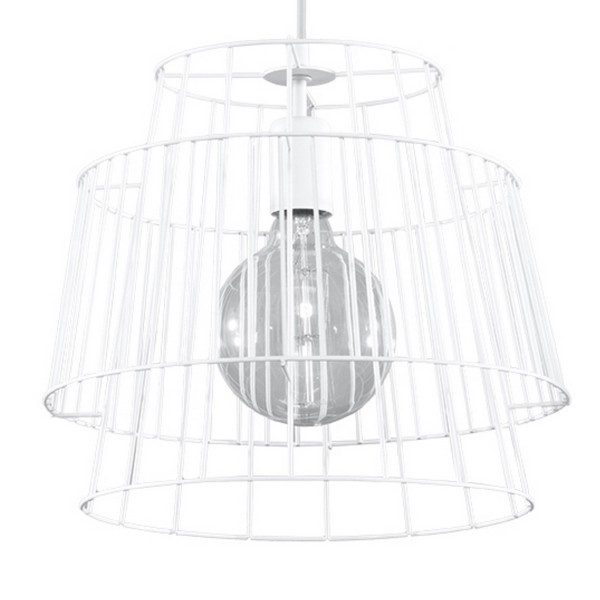 Sollux Gate fehér függesztett lámpa (SOL-SL.0662) E27 1 izzós IP20 Sollux Gate fehér függesztett lámpa (SOL-SL.0662) E27 1 izzós IP20