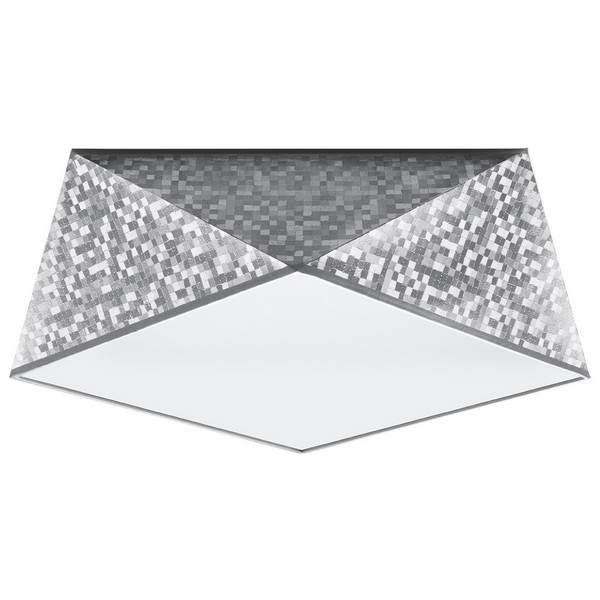 Sollux Hexa 35 ezüst mennyezeti lámpa (SOL-SL.0691) E27 2 izzós IP20
