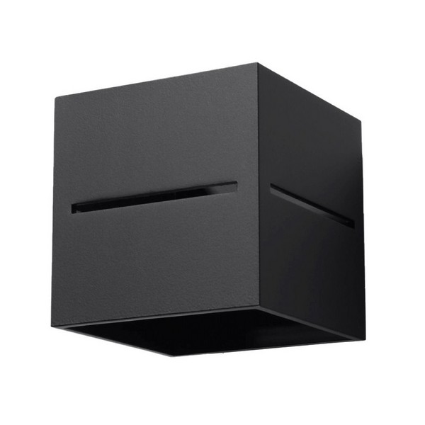 Sollux Lobo fekete fali lámpa (SOL-SL.0204) G9 1 izzós IP20