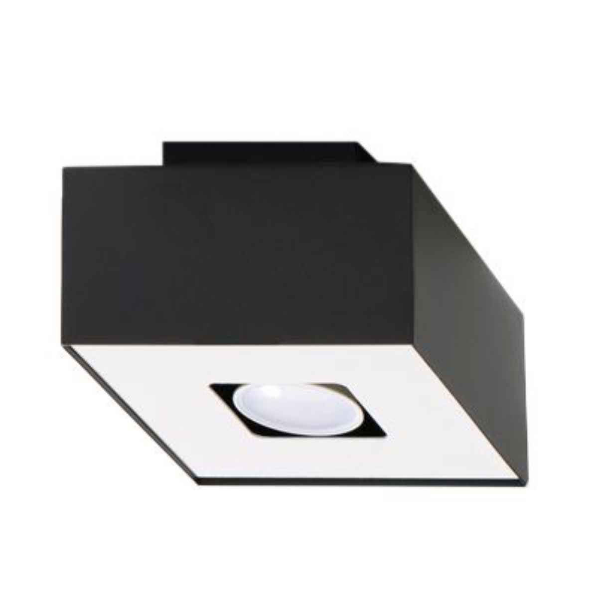 Sollux Mono 1 fekete-fehér mennyezeti lámpa (SOL-SL.0070) GU10 1 izzós IP20 Sollux Mono 1 fekete-fehér mennyezeti lámpa (SOL-SL.0070) GU10 1 izzós IP20