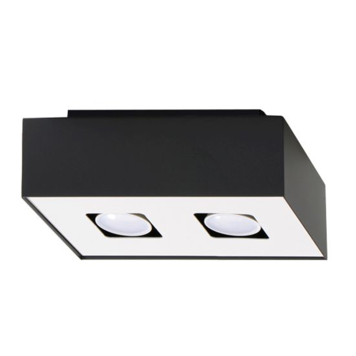 Sollux Mono 2 fekete-fehér mennyezeti lámpa (SOL-SL.0071) GU10 2 izzós IP20 Sollux Mono 2 fekete-fehér mennyezeti lámpa (SOL-SL.0071) GU10 2 izzós IP20