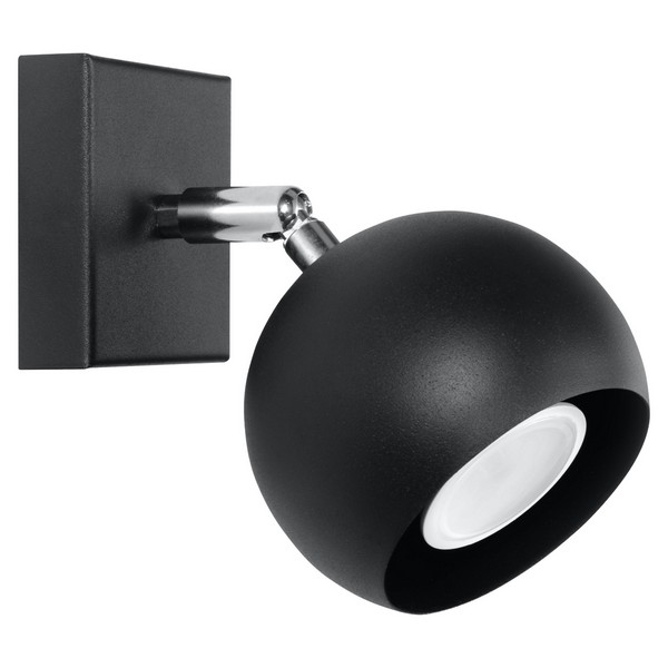 Sollux Oculare fekete falikar (SOL-SL.0443) GU10 1 izzós IP20 Sollux Oculare fekete falikar (SOL-SL.0443) GU10 1 izzós IP20
