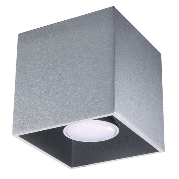 Sollux Quad 1 szürke mennyezeti lámpa (SOL-SL.0024) GU10 1 izzós IP20 Sollux Quad 1 szürke mennyezeti lámpa (SOL-SL.0024) GU10 1 izzós IP20