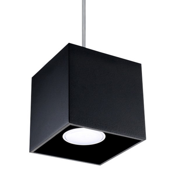 Sollux Quad 1 fekete függesztett lámpa (SOL-SL.0060) GU10 1 izzós IP20