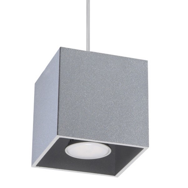 Sollux Quad 1 szürke függesztett lámpa (SOL-SL.0061) GU10 1 izzós IP20 Sollux Quad 1 szürke függesztett lámpa (SOL-SL.0061) GU10 1 izzós IP20