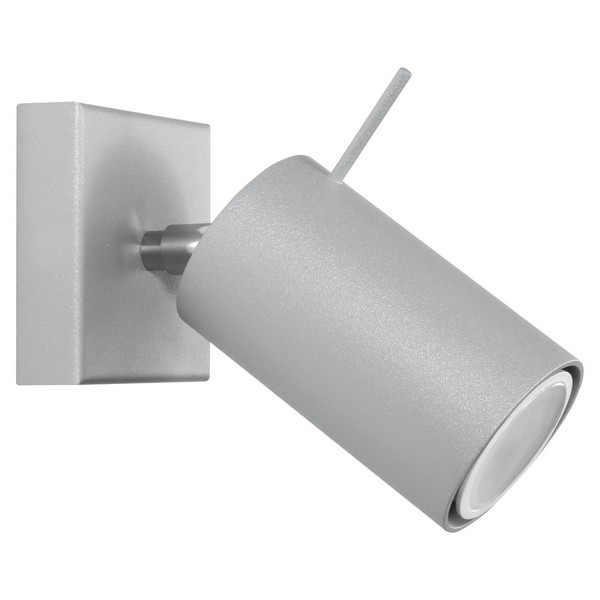 Sollux Ring 1 szürke falikar (SOL-SL.0449) GU10 1 izzós IP20