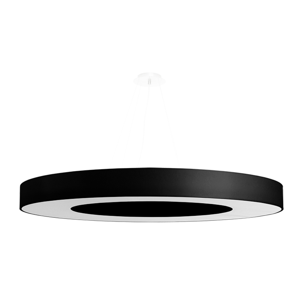 Sollux Saturno Slim 90 fekete-fehér függesztett lámpa (SOL-SL.0798) E27 8 izzós IP20 Sollux Saturno Slim 90 fekete-fehér függesztett lámpa (SOL-SL.0798) E27 8 izzós IP20