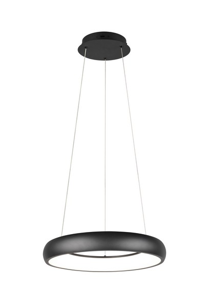 Trio Cardona fekete LED függesztett lámpa (TRI-349614532) LED 1 izzós IP20