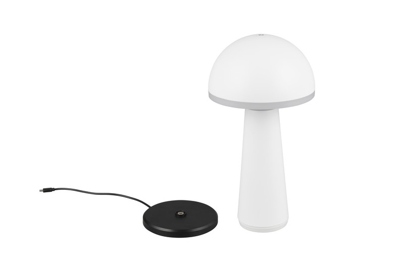 Trio Fungo fehér LED kültéri asztali lámpa (TRI-R57716131) LED 1 izzós IP54