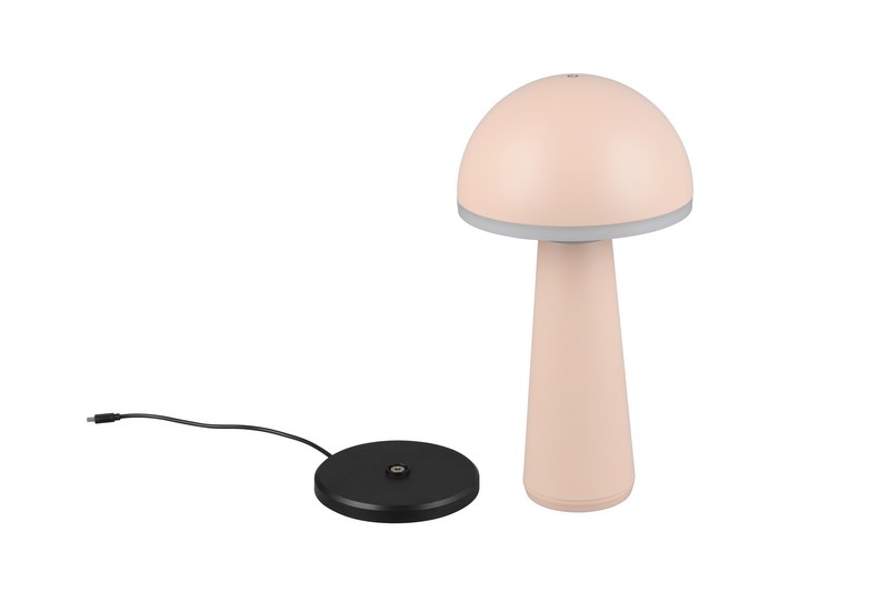 Trio Fungo homokszínű LED kültéri asztali lámpa (TRI-R57716166) LED 1 izzós IP54