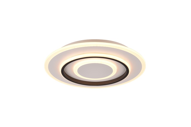 Trio Jora fehér-fekete LED mennyezeti lámpa (TRI-R64303131) LED 1 izzós IP20