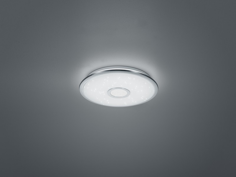 Trio Osaka króm-fehér LED mennyezeti lámpa (TRI-678713006) LED 1 izzós IP20
