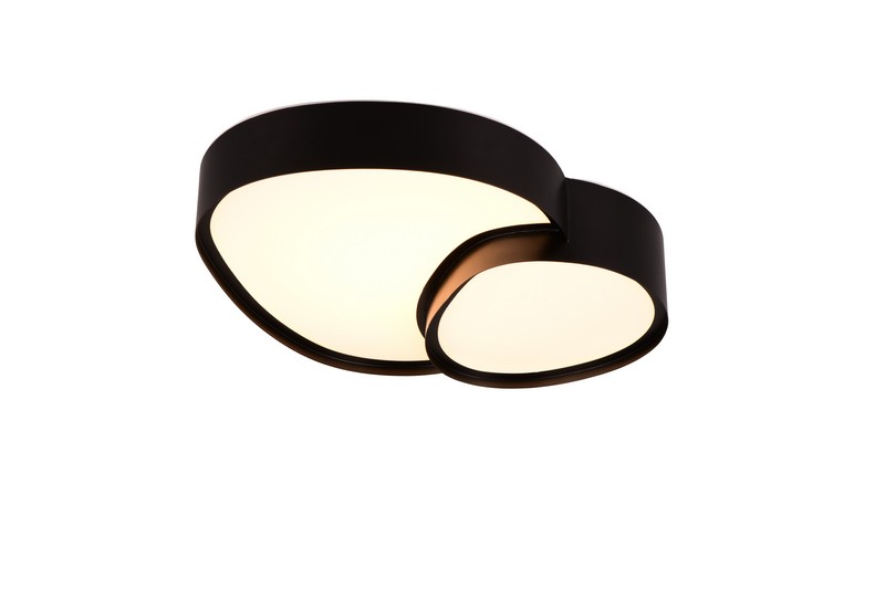 Trio Rise fekete LED mennyezeti lámpa (TRI-647510232) LED 1 izzós IP20