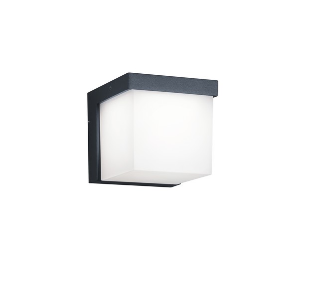 Trio Yangtze anracit-fehér LED kültéri falikar (TRI-228260142) LED 1 izzós IP54