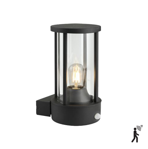 Viokef Aspen sötétszürke kültéri falikar (VIO-4286100) E27 1 izzós IP44