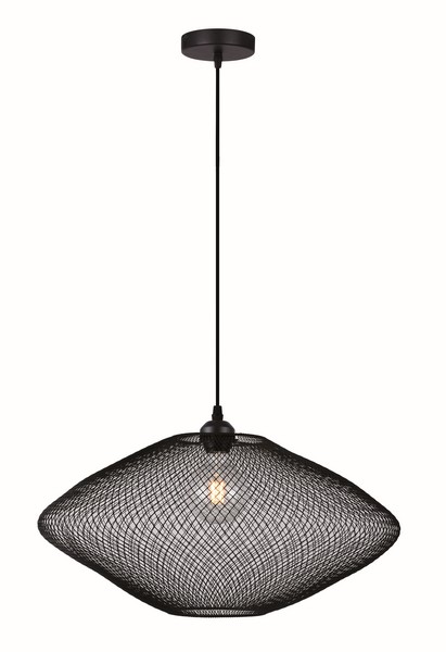 Viokef Electra fekete függesztett lámpa (VIO-4251600) E27 1 izzós IP20