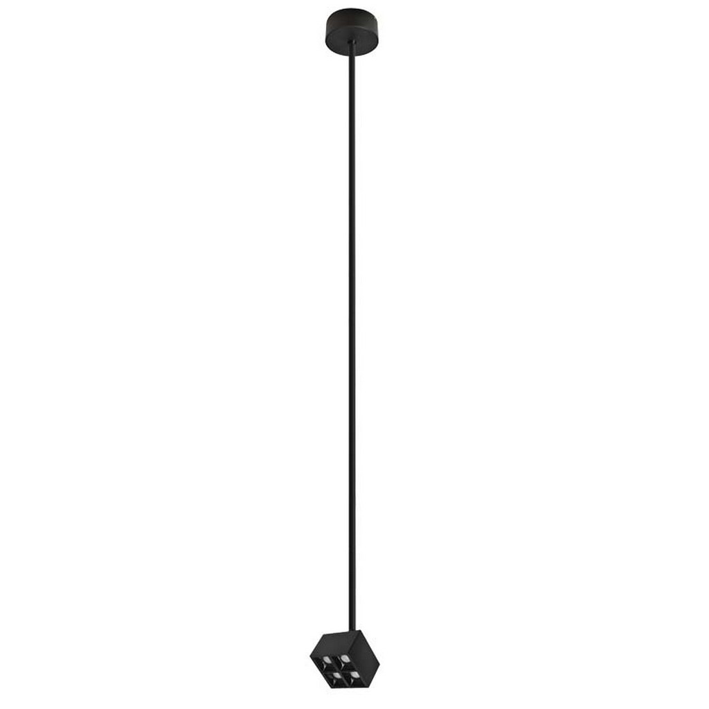 Zambelis fekete LED mennyezeti lámpa (ZAM-1929) LED 1 izzós IP20