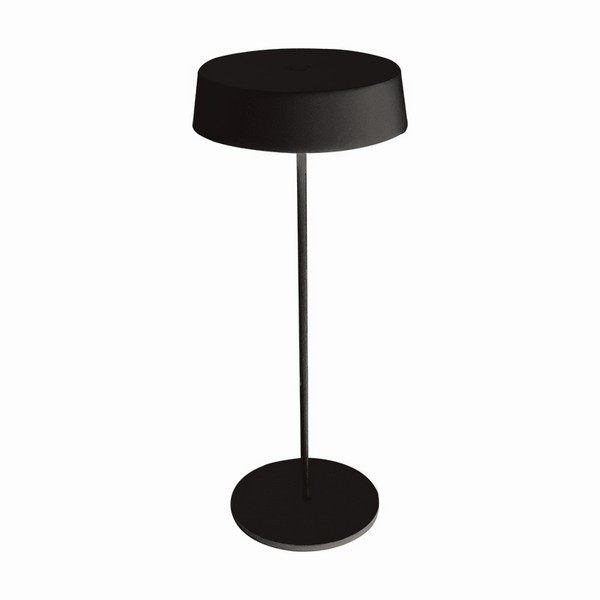 Zambelis fekete LED kültéri hordozható asztali lámpa (ZAM-E289) LED 1 izzós IP54