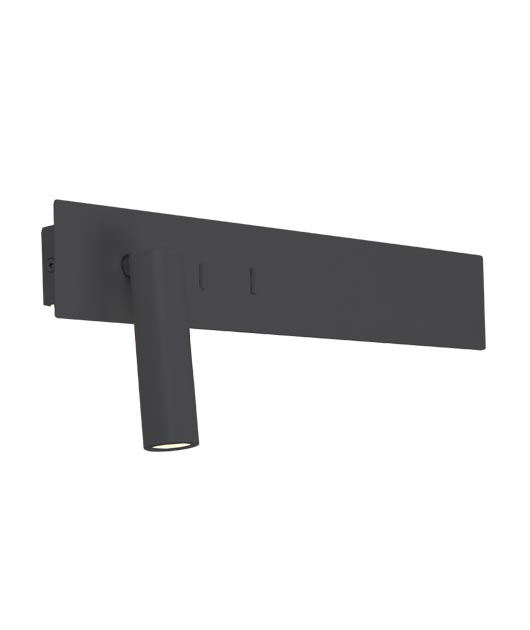 Zambelis fekete LED falikar (ZAM-H54) LED 1 izzós IP20